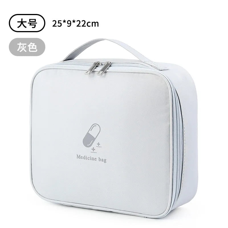 Home First Aid Kit Large Capacity Medicine Storage Bag Portable Travel Medicine Box Survival Bag Emergency Bag for Car Camping