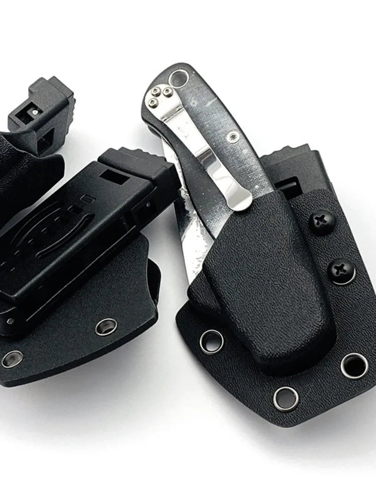 Custom  Waist Belt Clip K Sheath  For Spyder Paramilitary 2 C81 Para 2 Folding Knife Grip Outdoor Tool Holder