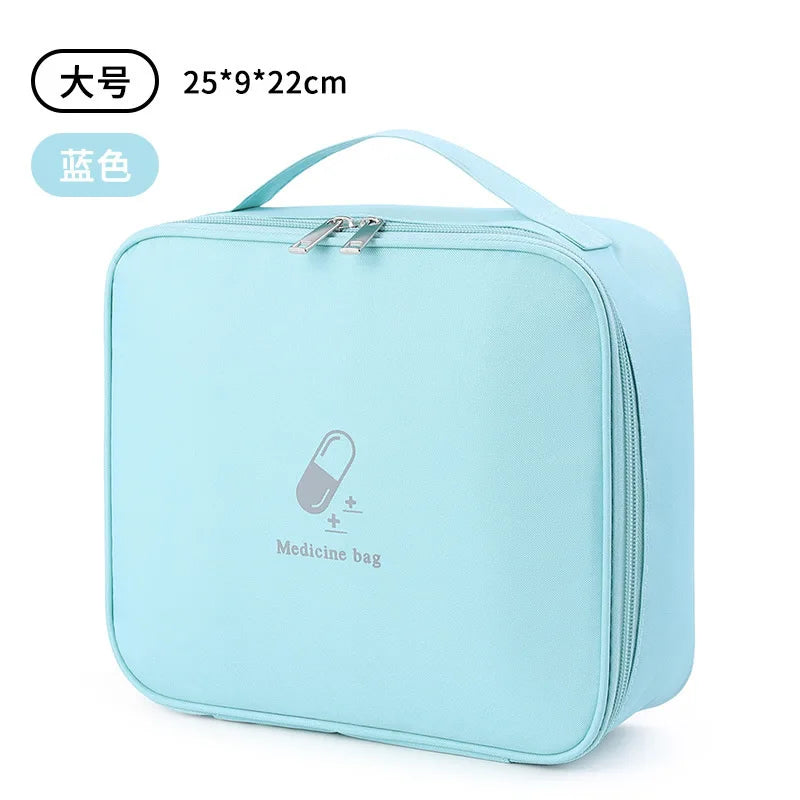 Home First Aid Kit Large Capacity Medicine Storage Bag Portable Travel Medicine Box Survival Bag Emergency Bag for Car Camping