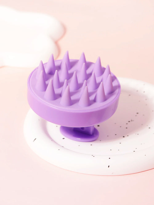 1PCS scalp massager shampoo brush, scalp cleaning brush, silicone, for