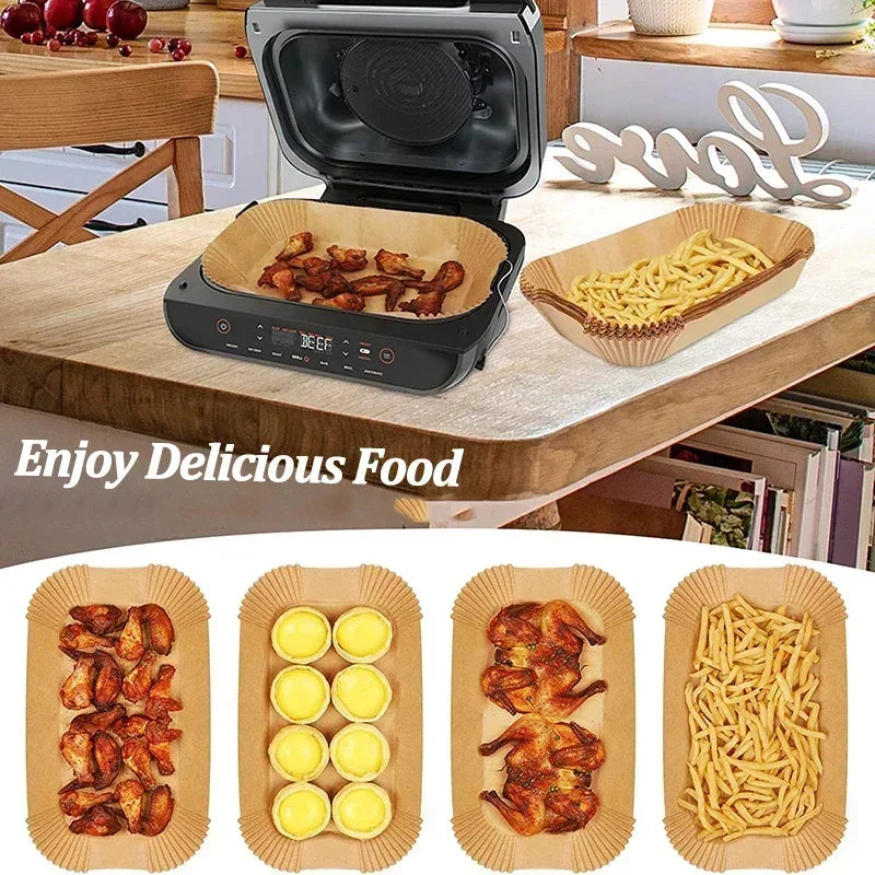 Disposable Air Fryer Paper Non-Stick Kitchen Baking Airfryer Mat