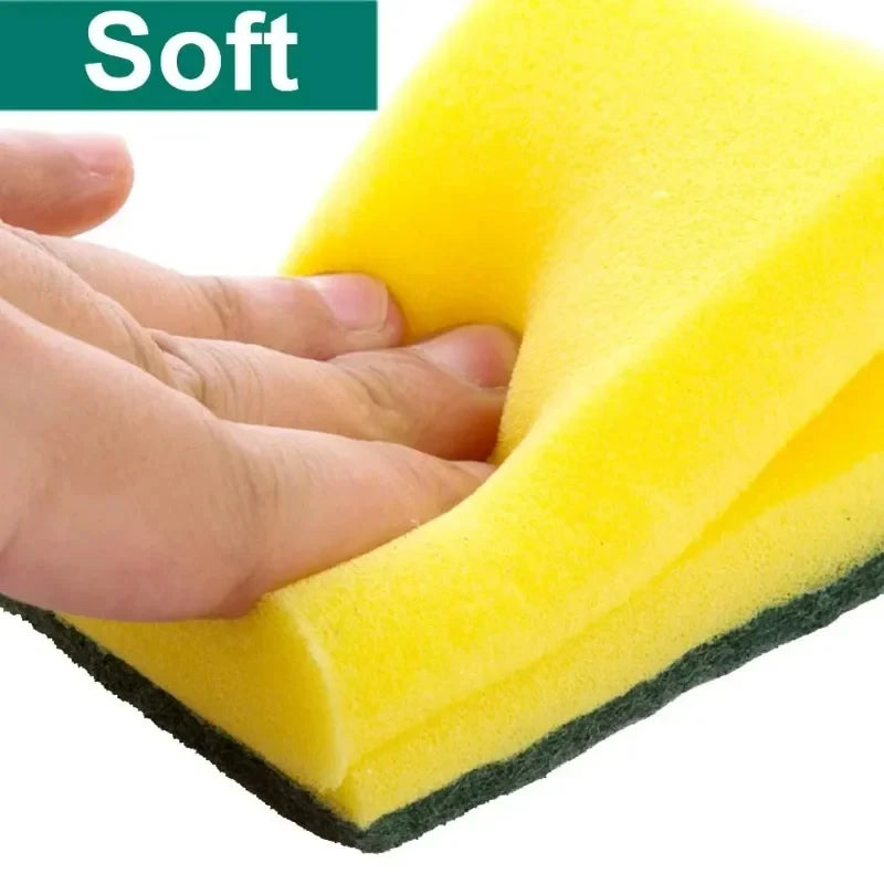 Highly absorbent double-sided sponge magic cleaning pot rust sponge