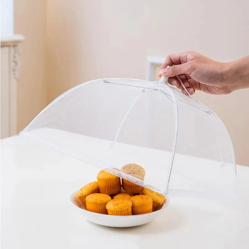 Food Cover Mesh Folding Washable Flies Tables Cover Insect Proof