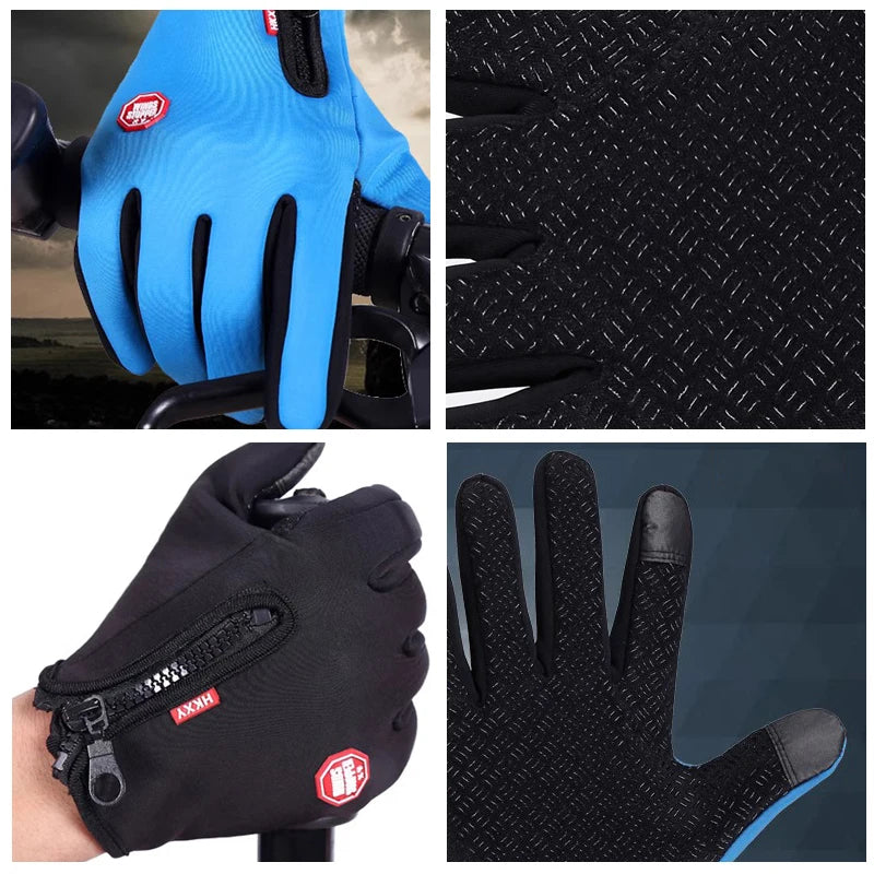Winter Gloves For Men Women Touchscreen Warm Outdoor Cycling Driving