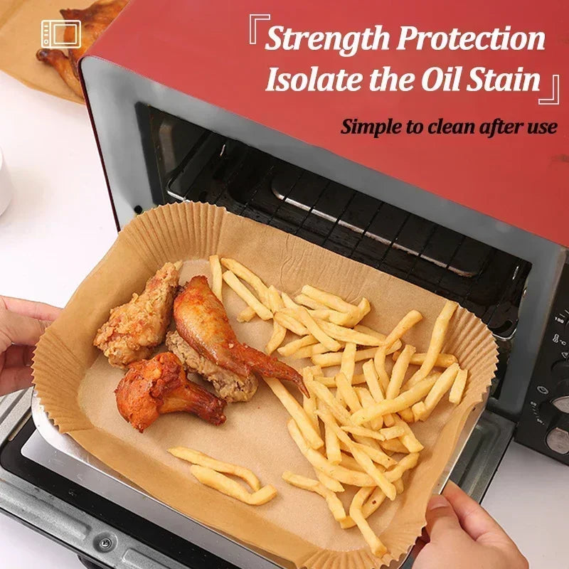 Disposable Air Fryer Paper Non-Stick Kitchen Baking Airfryer Mat