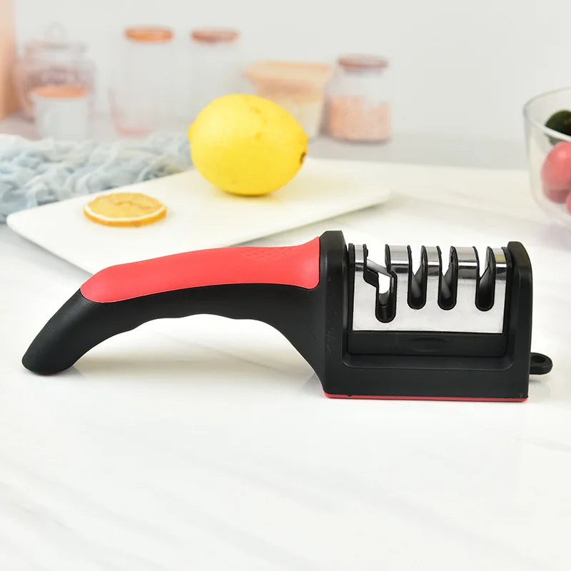 Kitchen 4Segment Knife Sharpener Household Multi-Functional Hand-Held