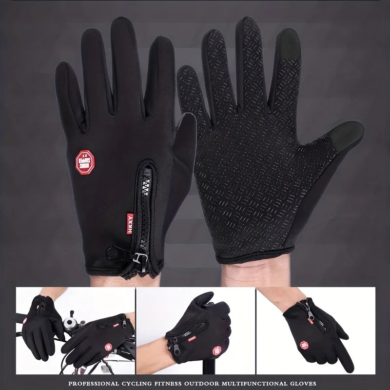 Winter Gloves For Men Women Touchscreen Warm Outdoor Cycling Driving