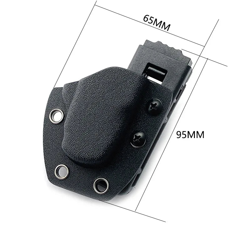 Custom  Waist Belt Clip K Sheath  For Spyder Paramilitary 2 C81 Para 2 Folding Knife Grip Outdoor Tool Holder