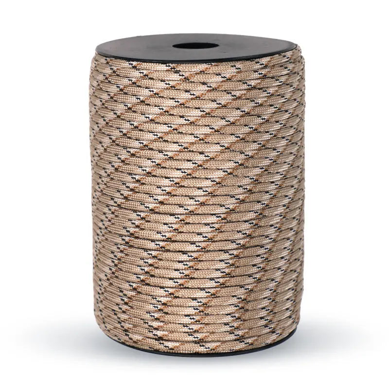 100/50M 550 Military Standard 9-Core Paracord Rope 4mm Outdoor Parachute Cord Survival Umbrella Tent Lanyard Strap Clothesline